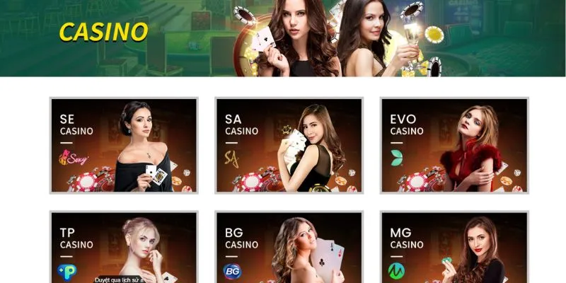 Sánh casino đối tác uy tín của 88CLB