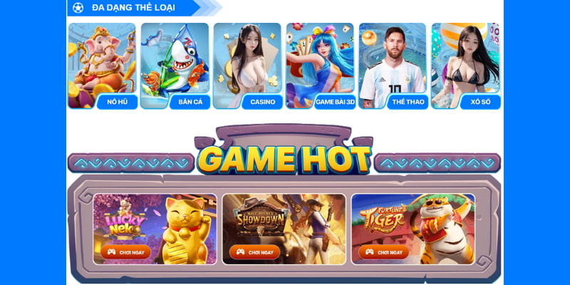 Chúng tôi mang đến giao diện thân thiện cho người tham gia đánh game